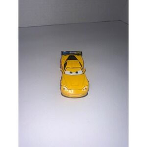 Disney Pixar Cars Jeff Gorvette World Grand Prix Diecast Mattel yellow 24